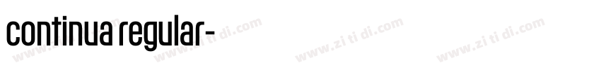 continua regular字体转换 continua regular字体转换